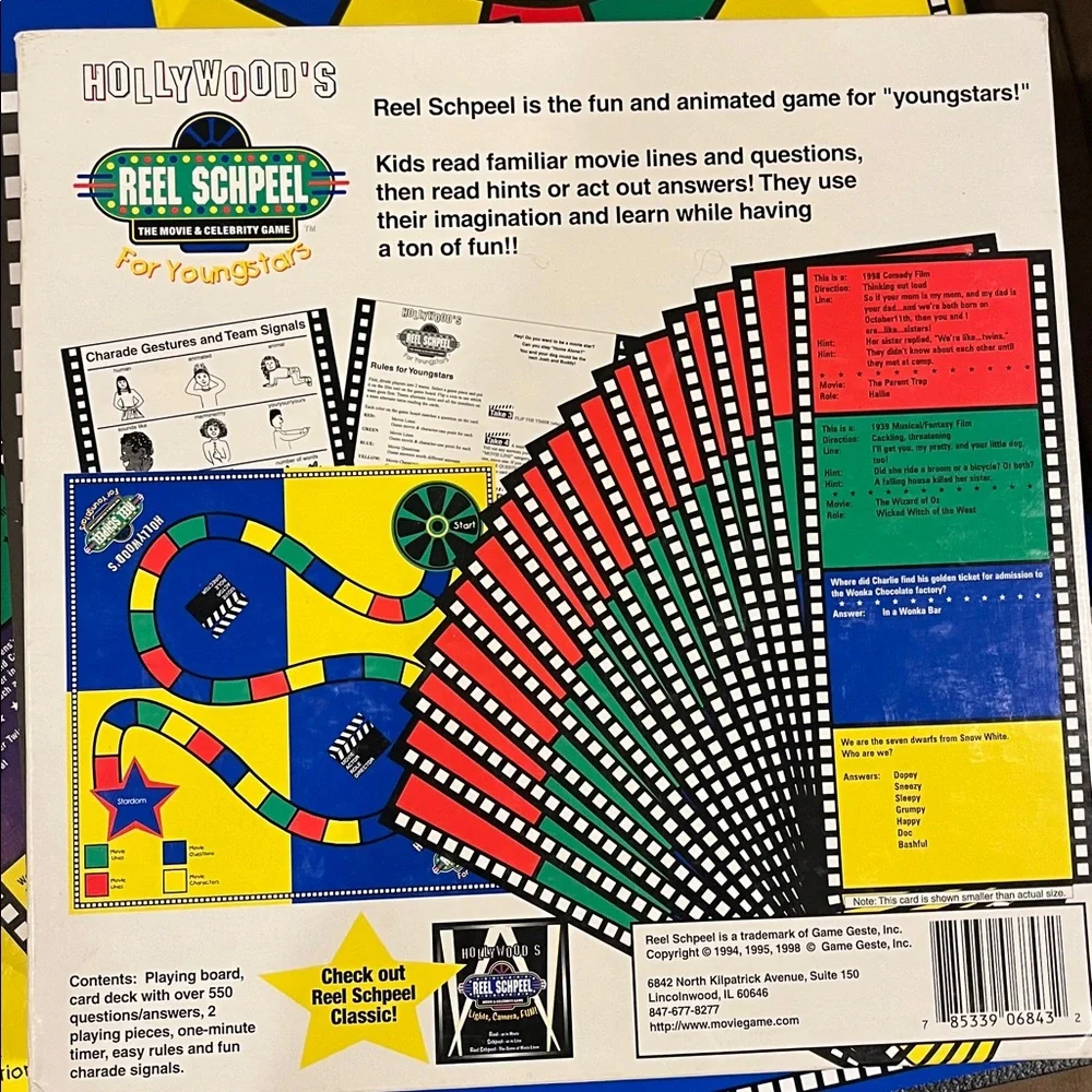 Reel Schpeel Movie & Celebrity Game - for Youngstars